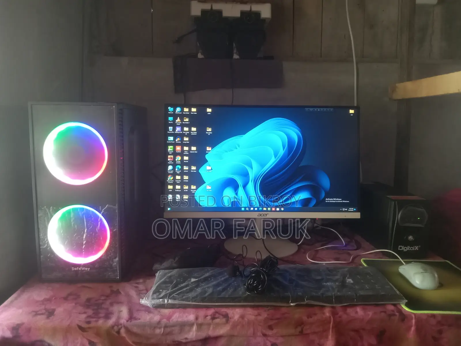 Desktop Computer 8GB AMD Ryzen 5 SSD 1T
