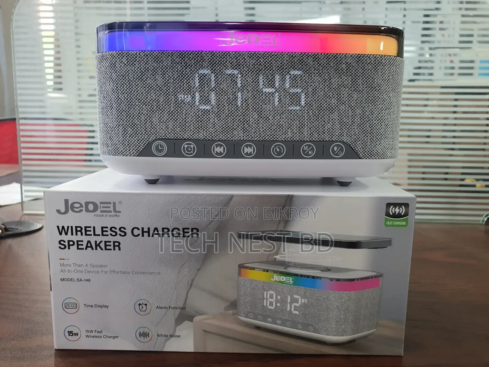 Jedel Sa-148 Wireless Charger Speaker