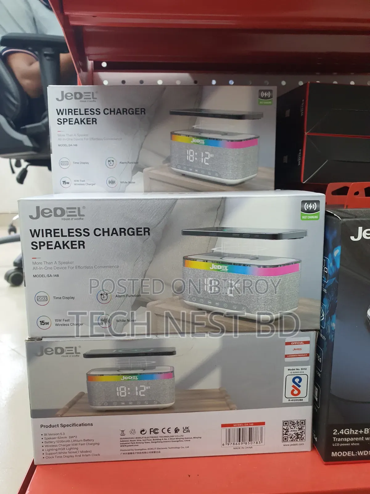 Jedel Sa-148 Wireless Charger Speaker