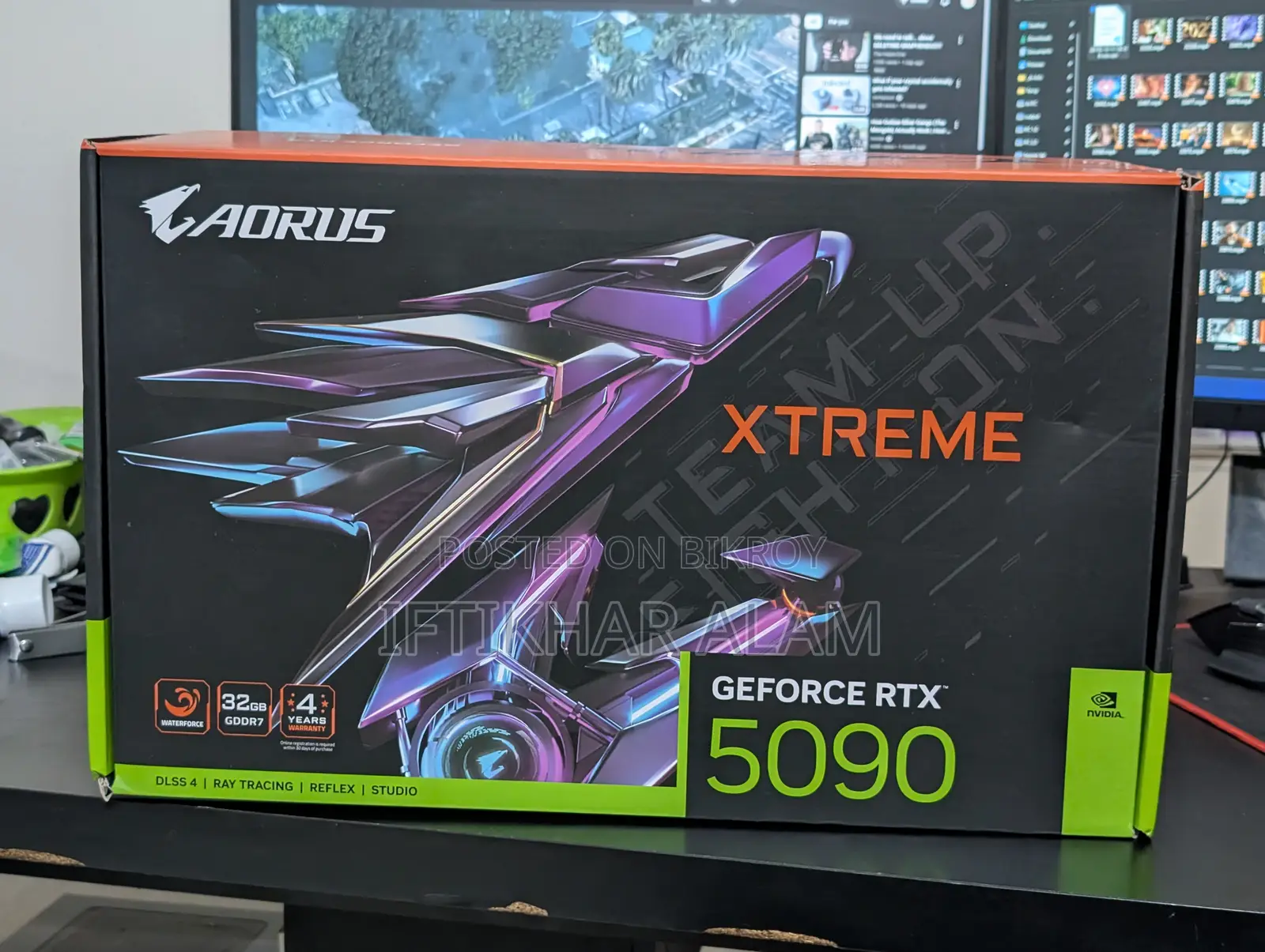 Gigabyte Aorus Geforce Rtx 5090 Xtreme Waterforce 32gb Gddr7