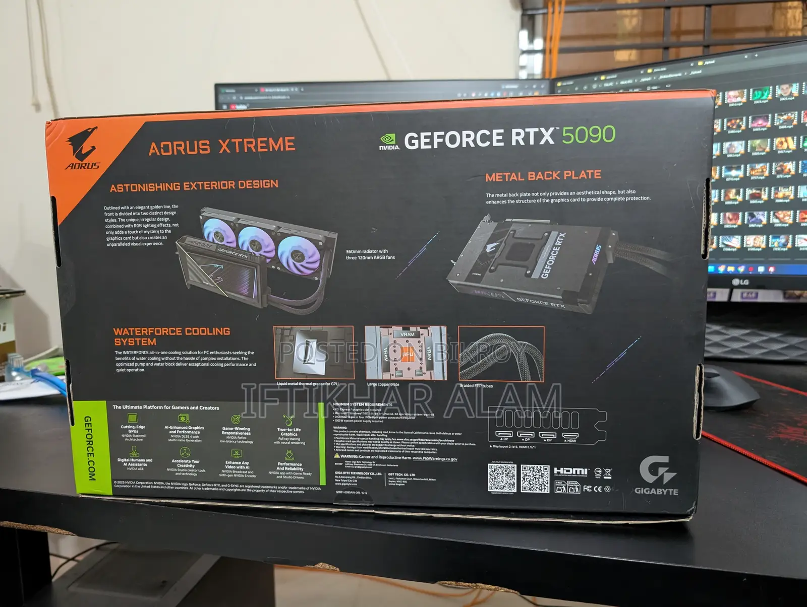 Gigabyte Aorus Geforce Rtx 5090 Xtreme Waterforce 32gb Gddr7