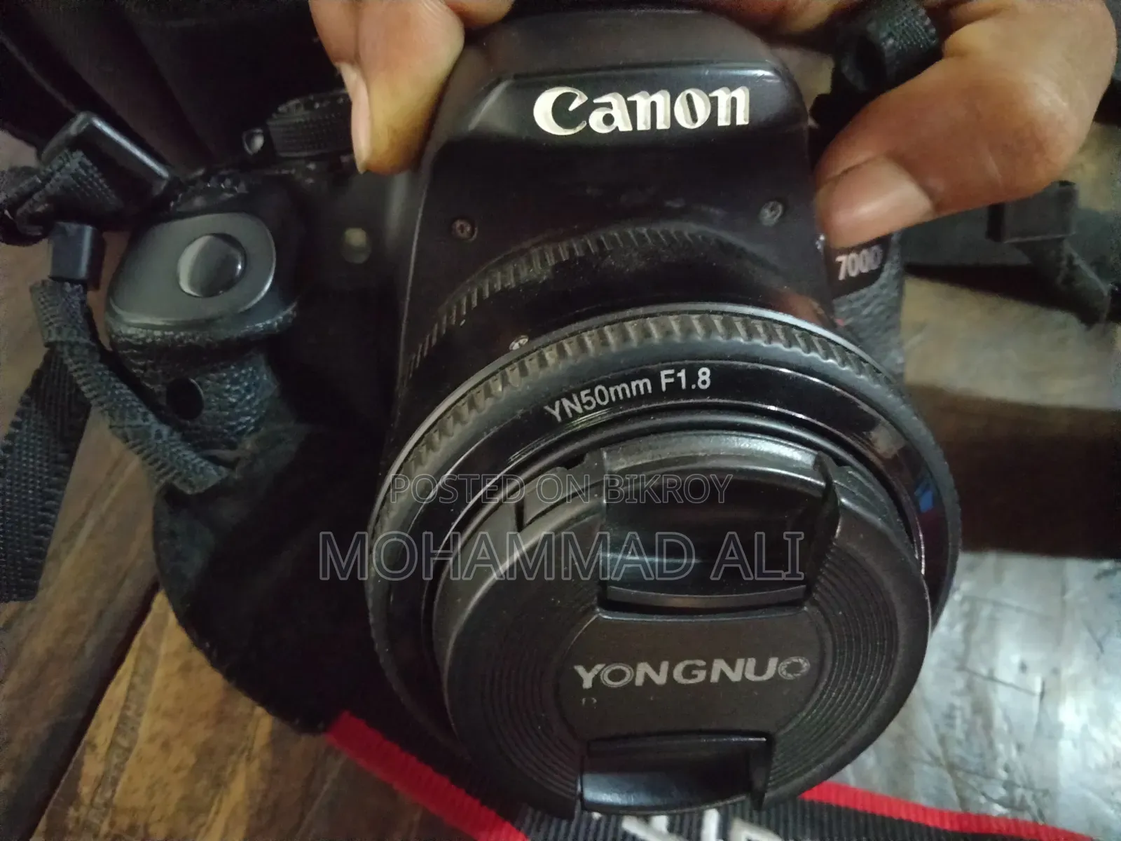 Canon 700d Camera With 50mm Prime Lens and Other Items