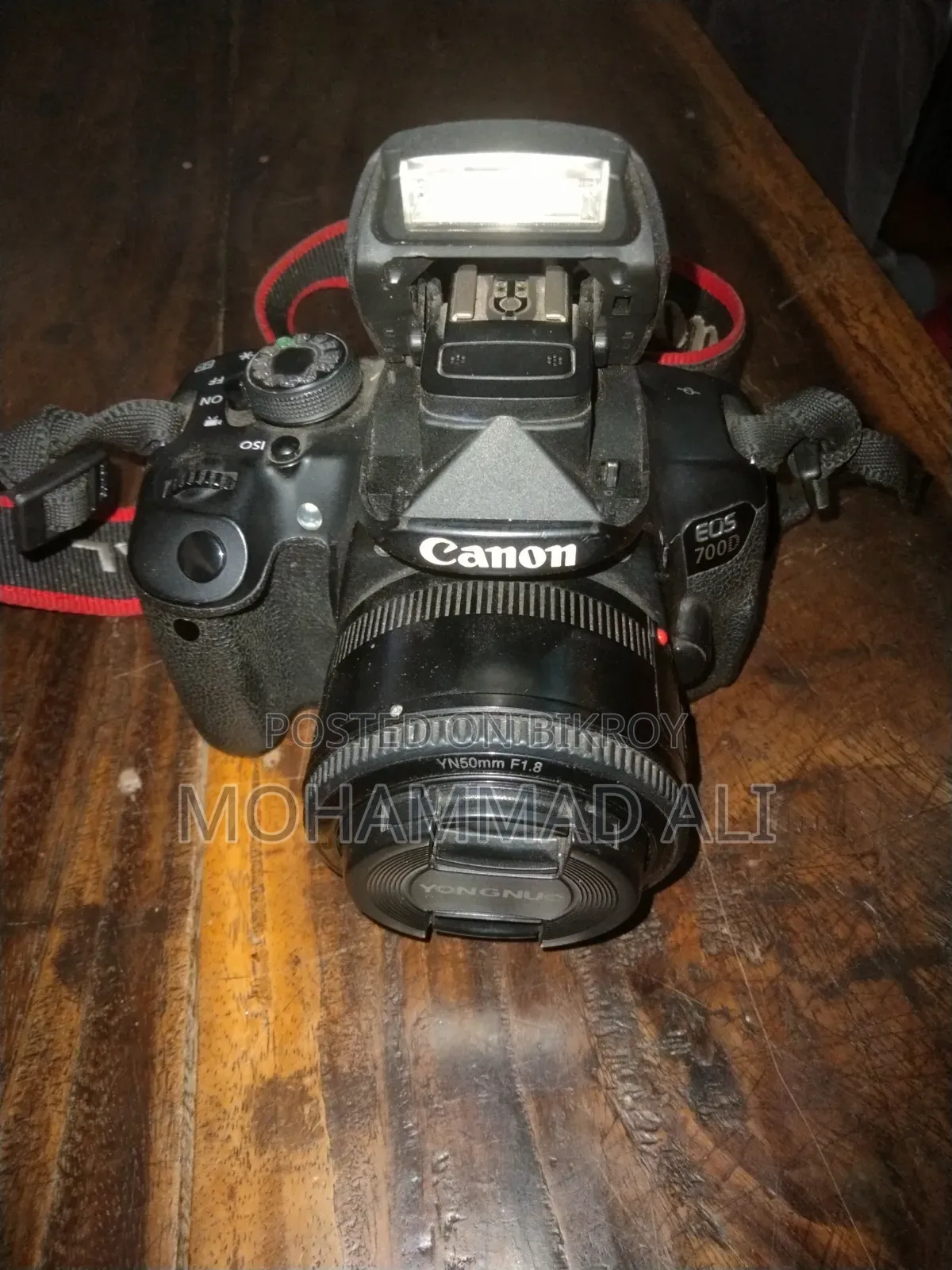 Canon 700d Camera With 50mm Prime Lens and Other Items