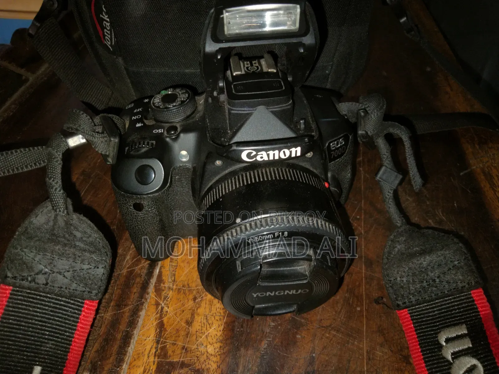 Canon 700d Camera With 50mm Prime Lens and Other Items