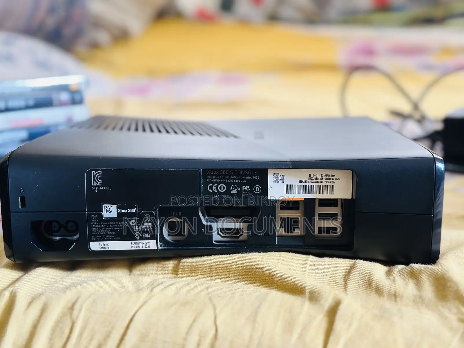 Xbox 360 S Slim Console (Model 1439) – Excellent Condition
