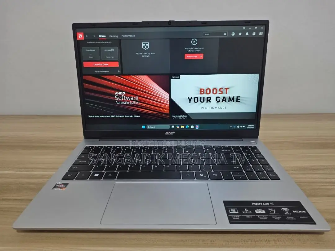 Laptop Acer 8GB AMD Ryzen SSD 512GB