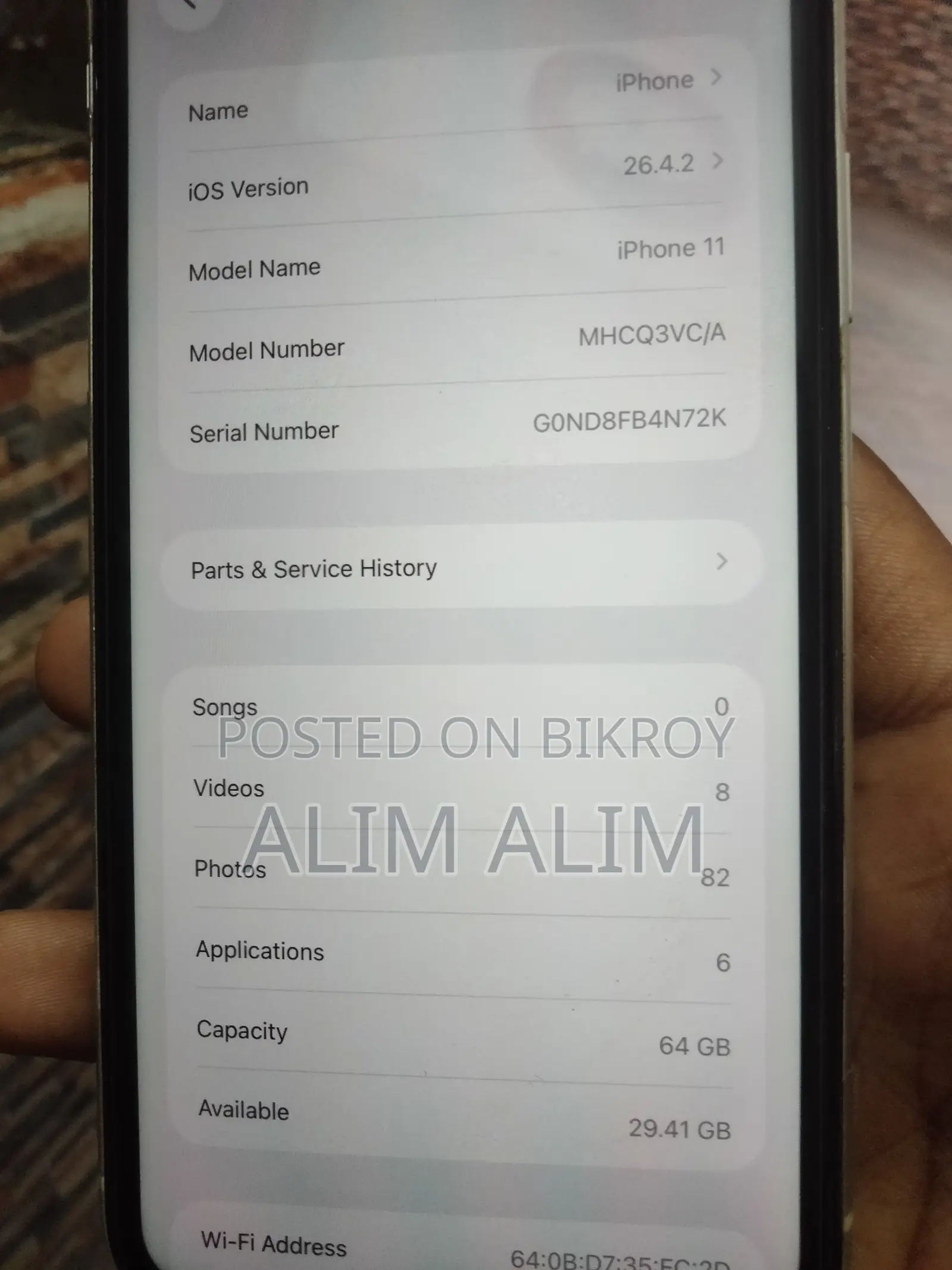 Apple iPhone 11 64 GB White