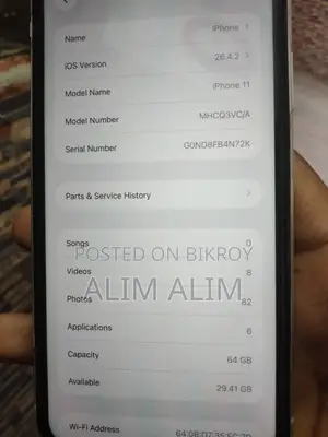Apple iPhone 11 64 GB White