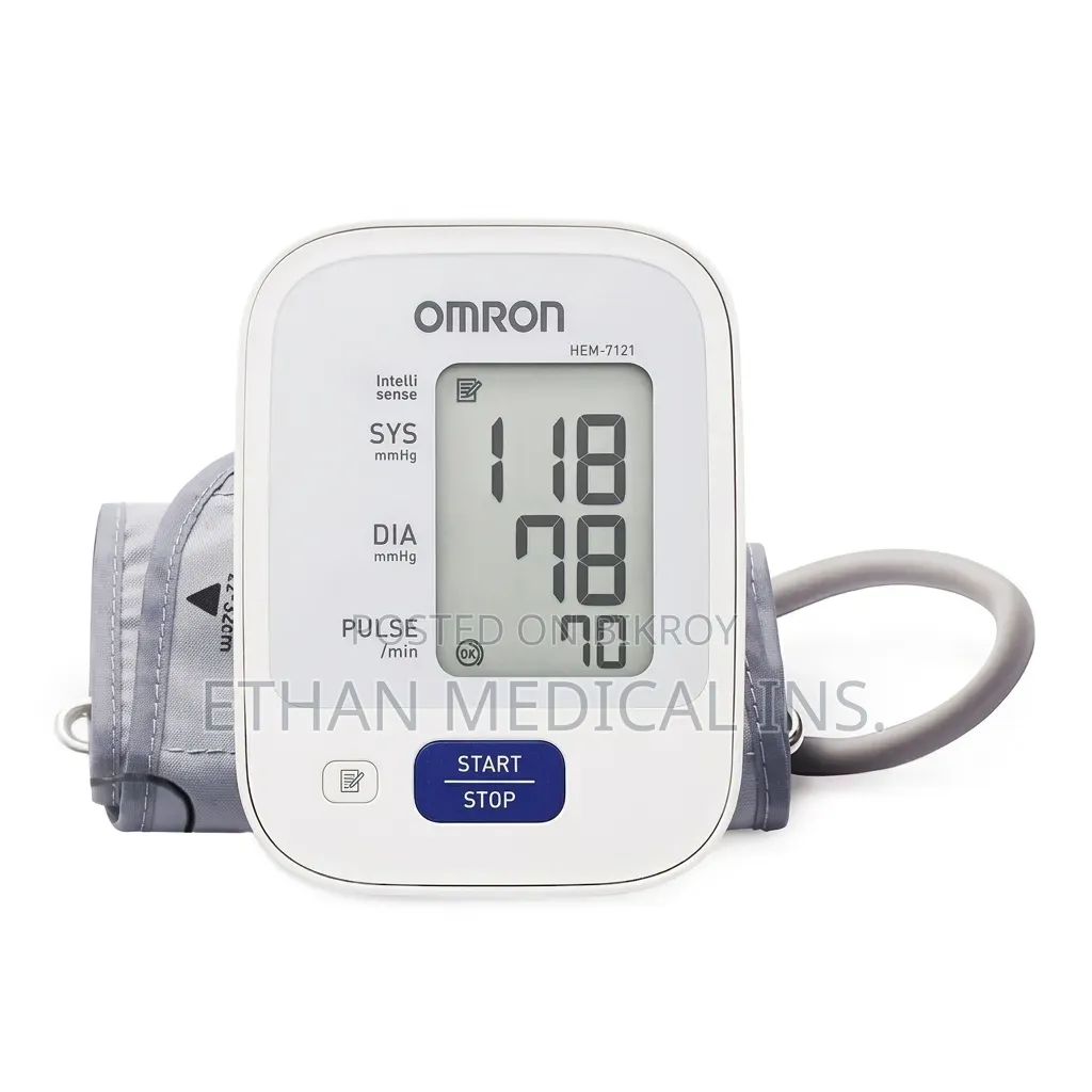Omron Hem-7121 Digital Blood Pressure Machine