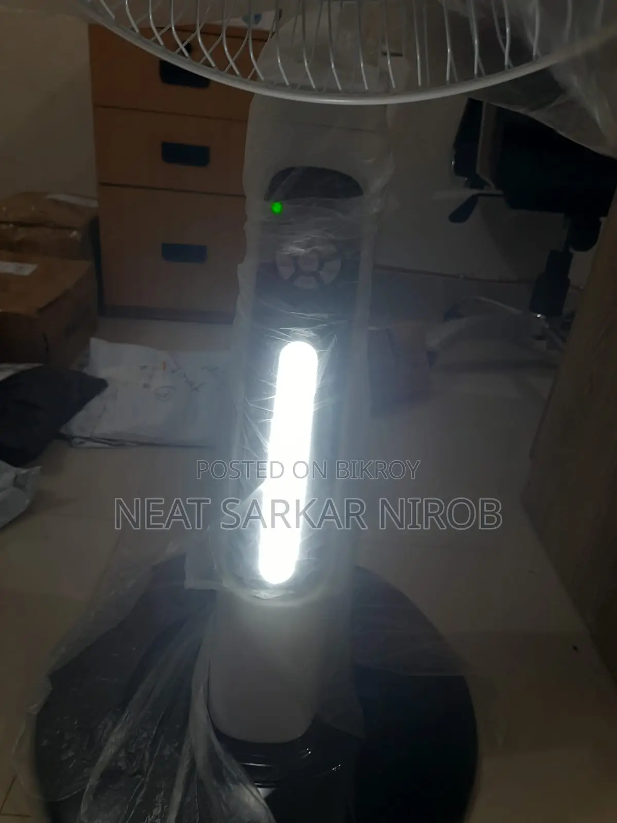 New Product 16 Inch Electric Stand Fan Remote Control AC DC