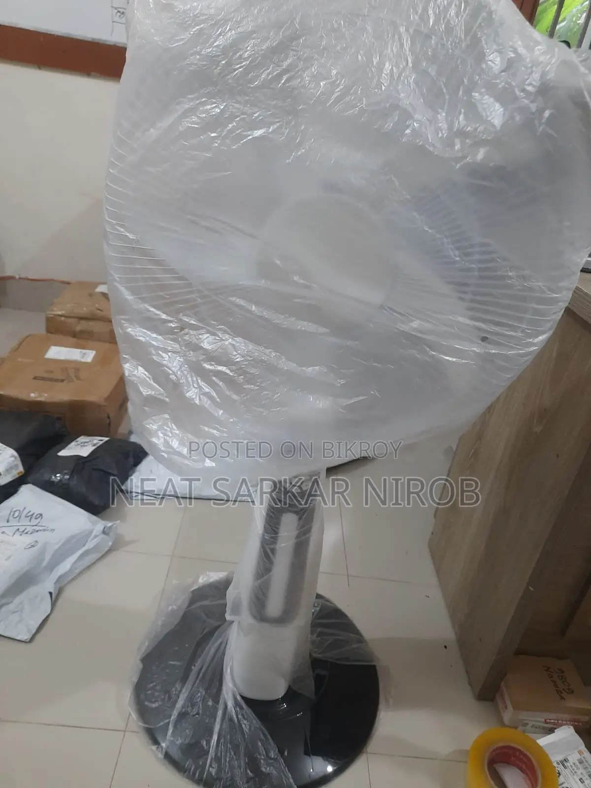 New Product 16 Inch Electric Stand Fan Remote Control AC DC