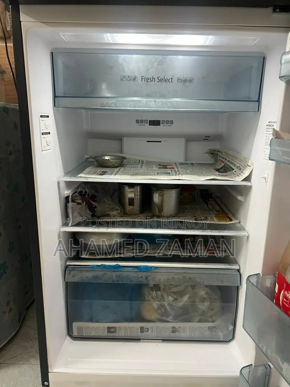 Hitachi Refrigerator R-Vg420p8pb (Kd) XRZ (375 L)