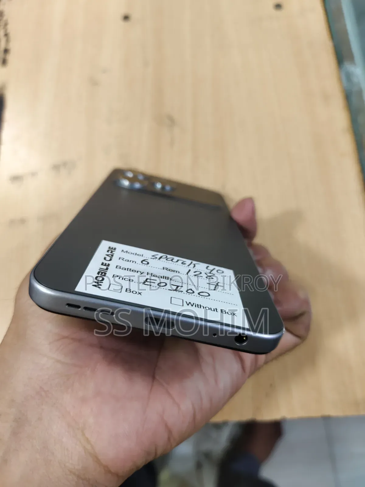 Tecno Spark 40 128 GB Gray