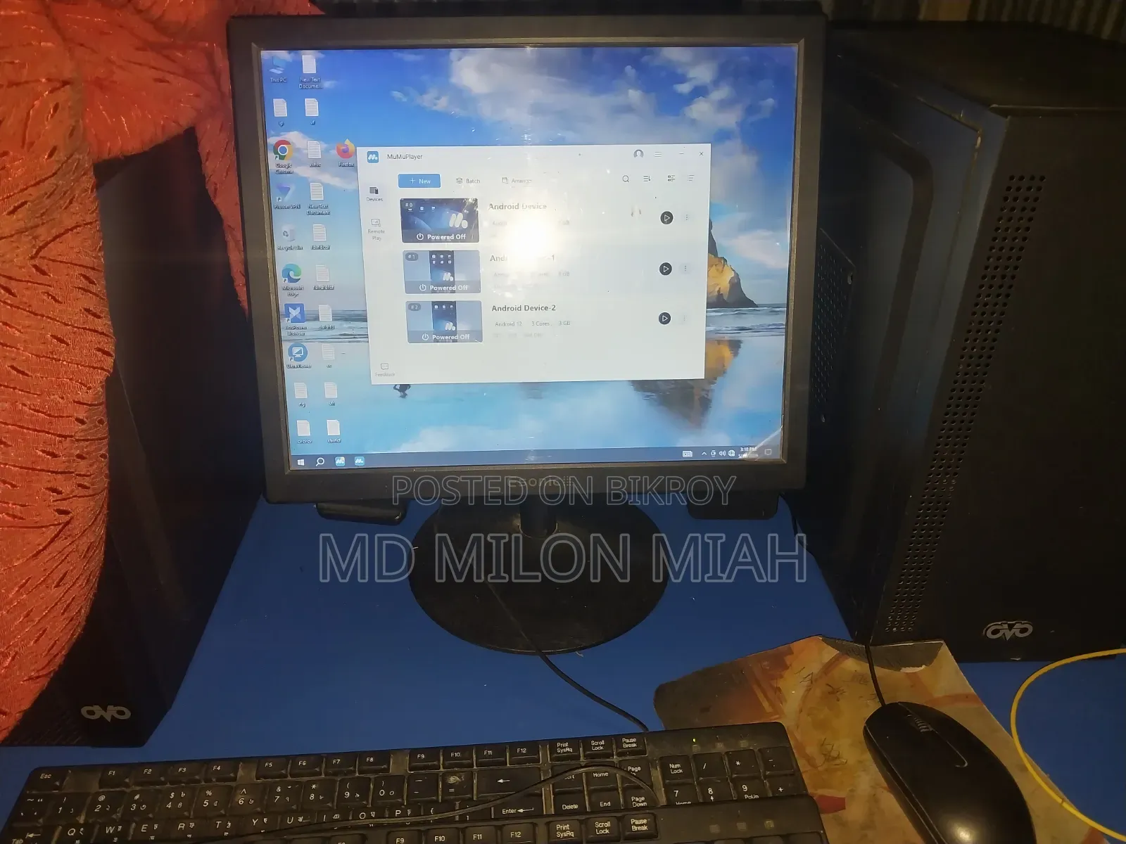 Desktop Computer 8GB Intel Core I5 SSD 256GB