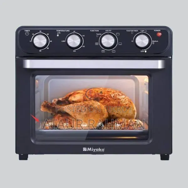 Miyako Air Fryer + Electric Oven Mt-826-Rb | Black
