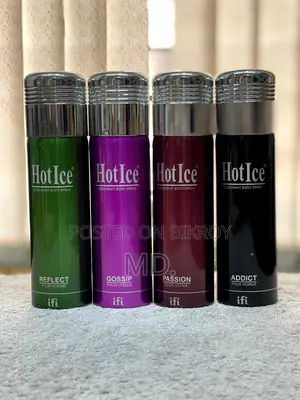 Hot Ice Body Spray Combo 4×200ml – Long Lasting Men's Fragrance Pack