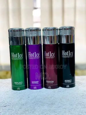 Hot Ice Body Spray Combo 4×200ml – Long Lasting Men's Fragrance Pack