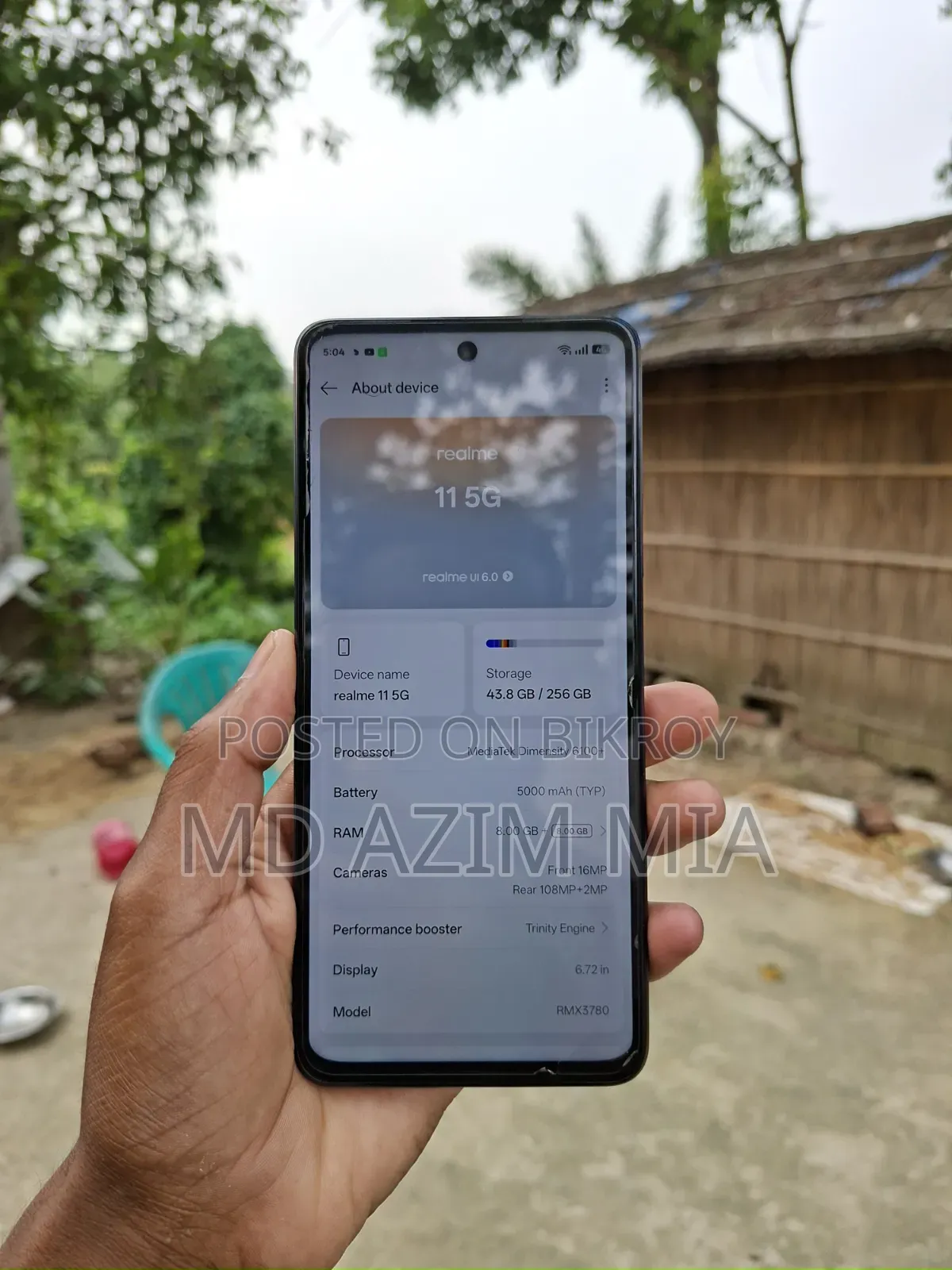 Realme 11 5G 256 GB Blue