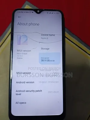 Xiaomi Redmi Note 8 64 GB Black