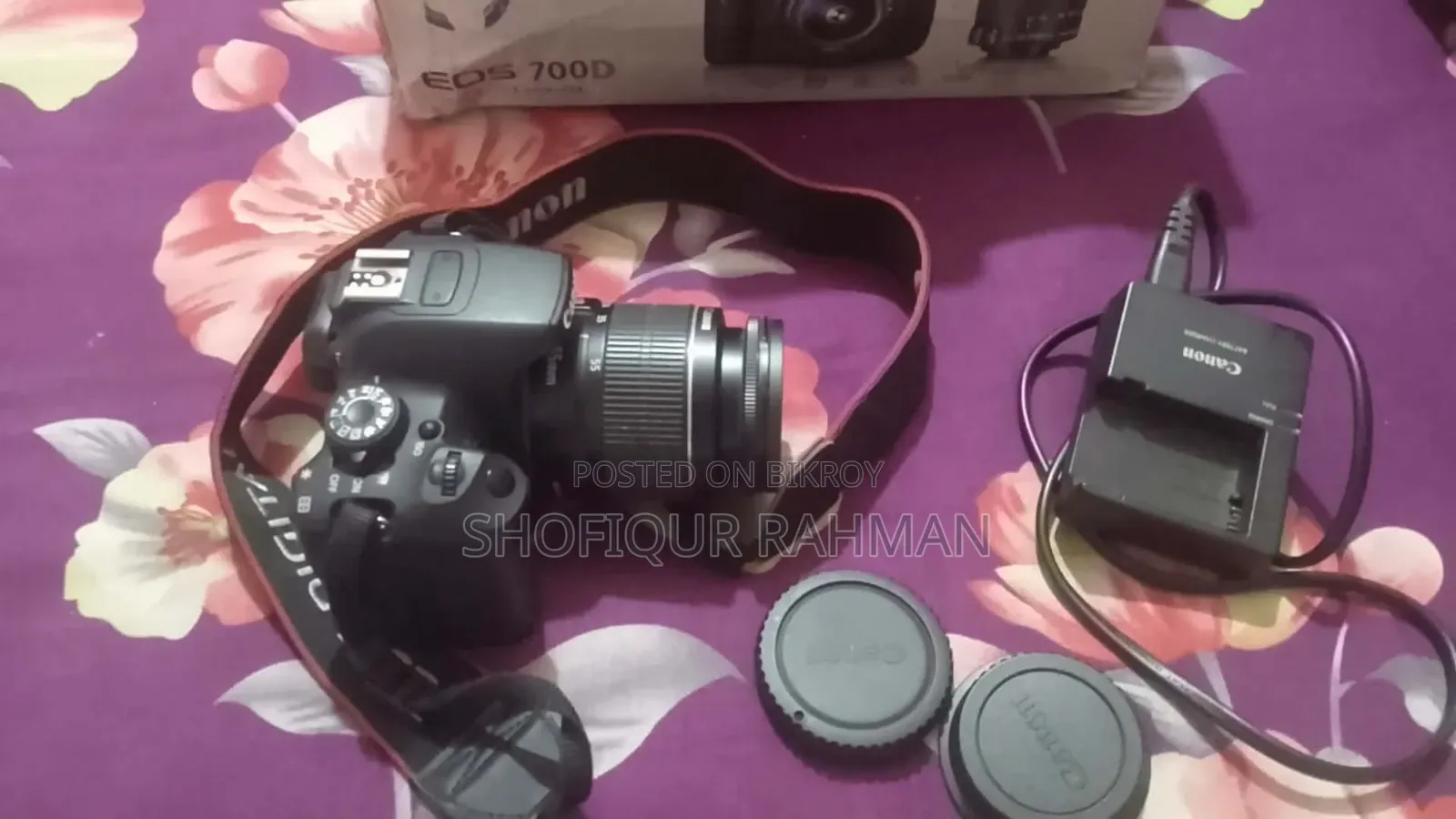 Canon 700d DSLR Camera With Lens and Full Setup