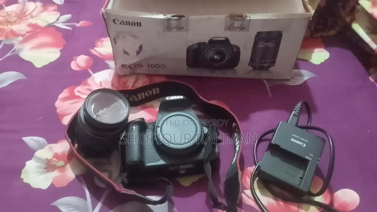 Canon 700d DSLR Camera With Lens and Full Setup
