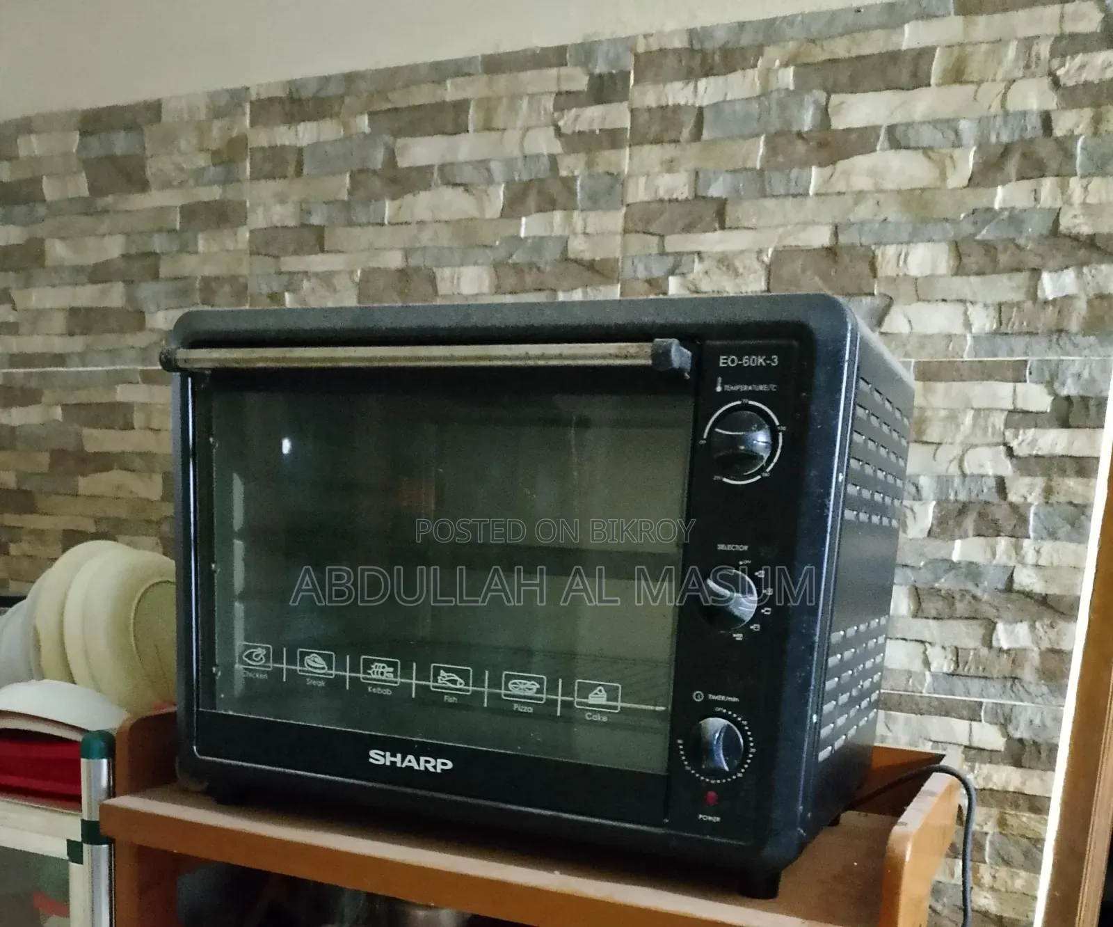 Sharp Electric Oven Eo- | 60 Litres - Black Sku: Eo-