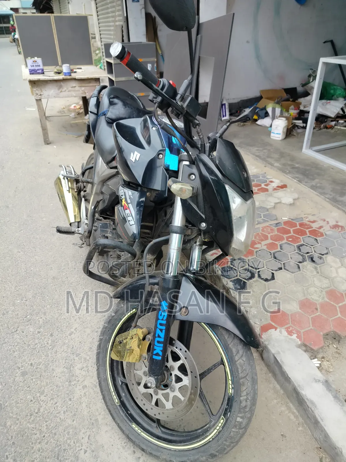 Suzuki Gixxer Monotone 2016 Black