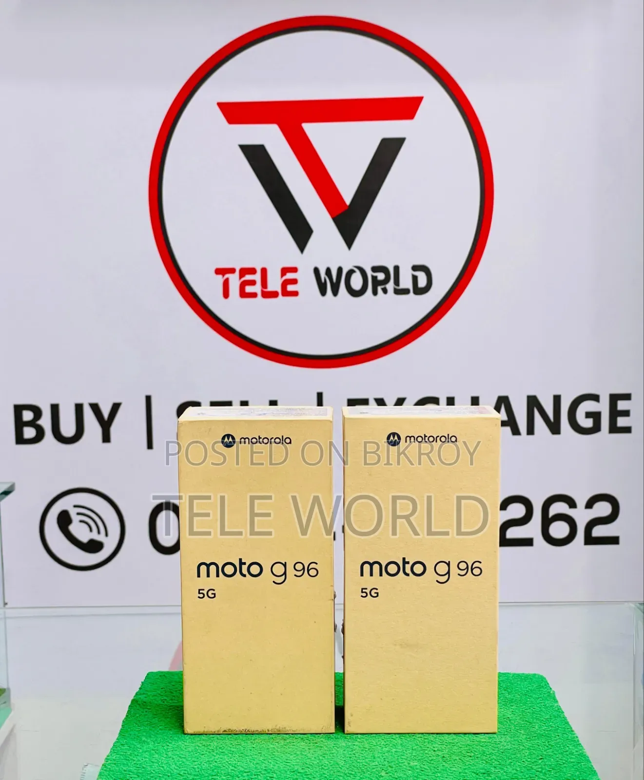 নতুন Motorola G96 128 GB Blue