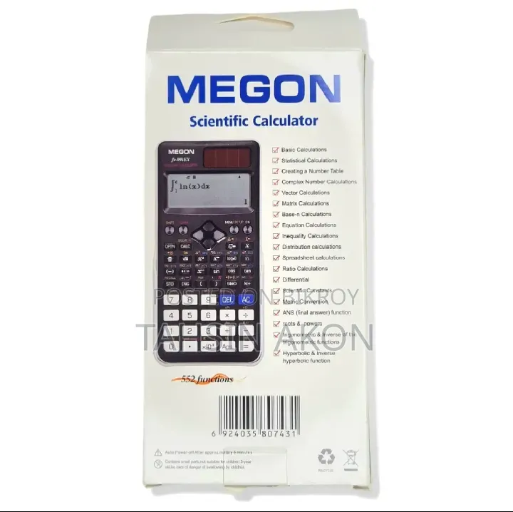 Megon Fx-991ex Scientific Calculator (2 Years Warranty)