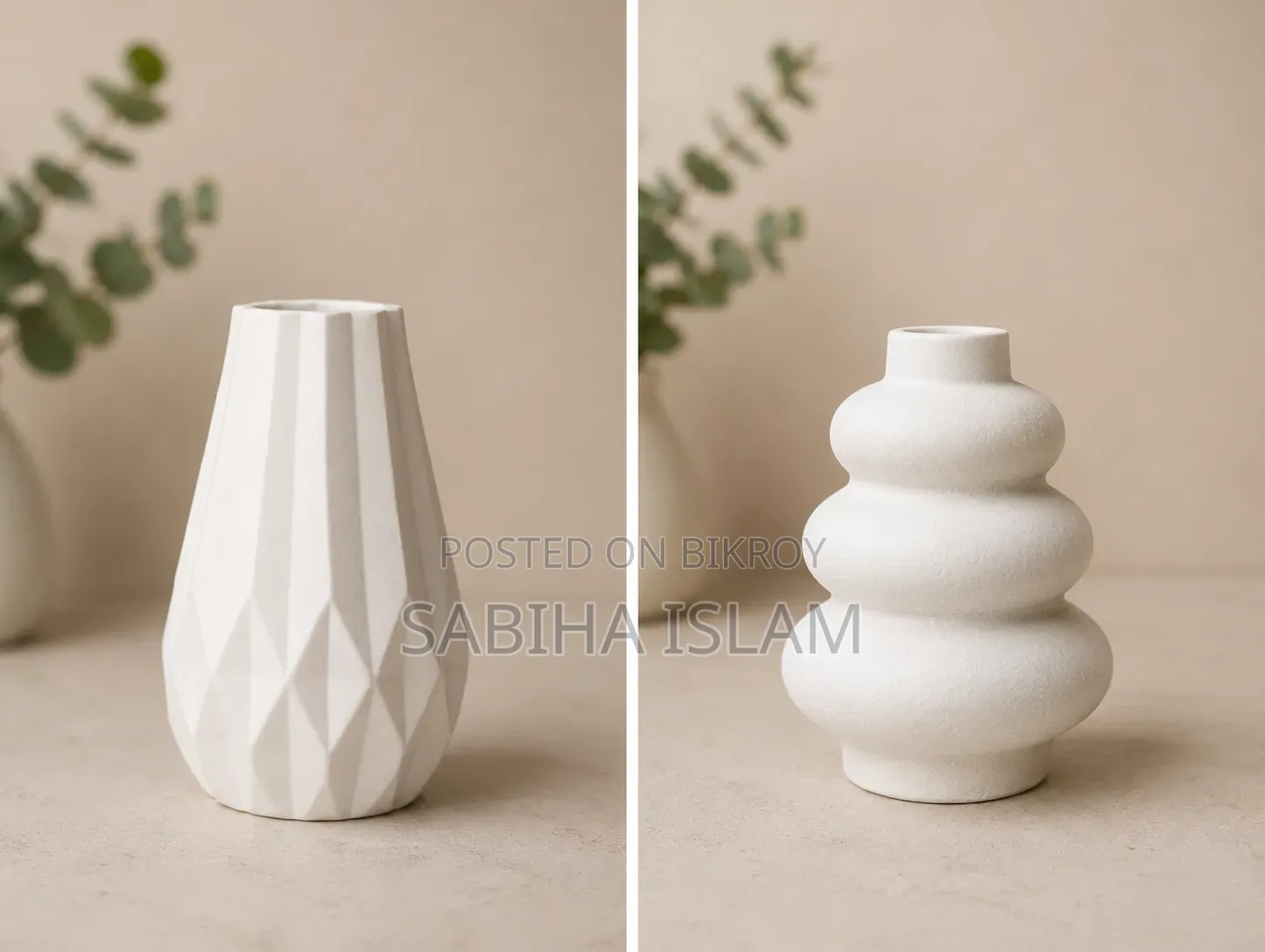 Gypsum Home Decor Items