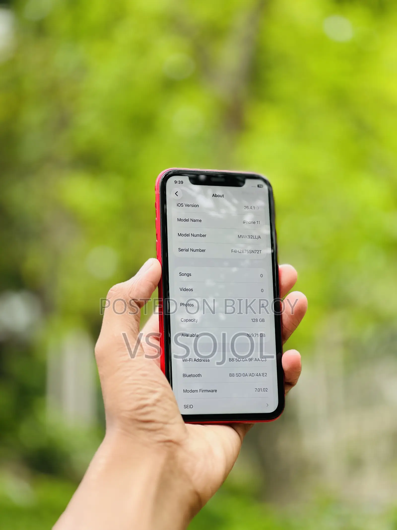 Apple iPhone 11 128 GB Red