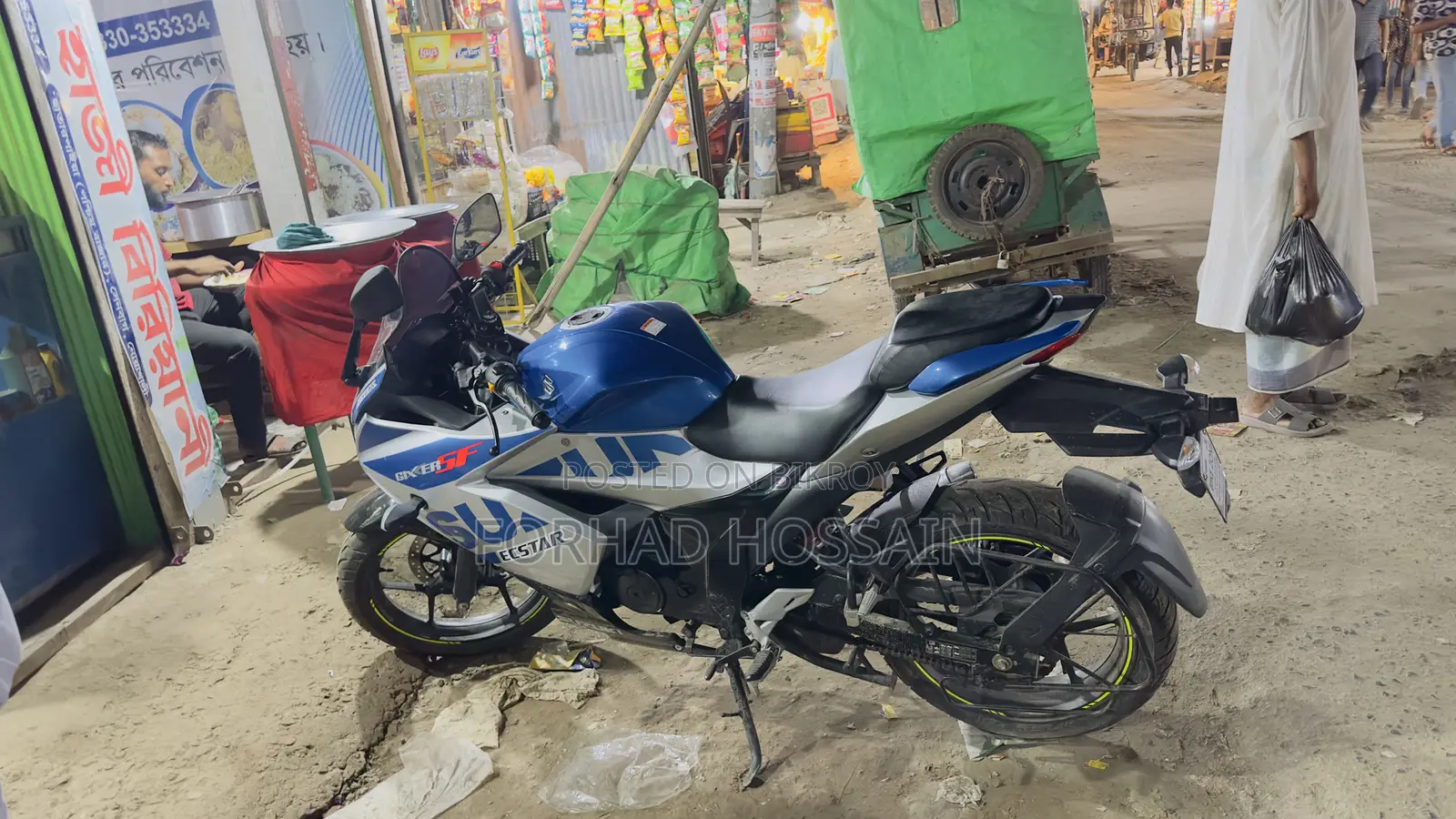 New Suzuki Gixxer SF 2024 Silver