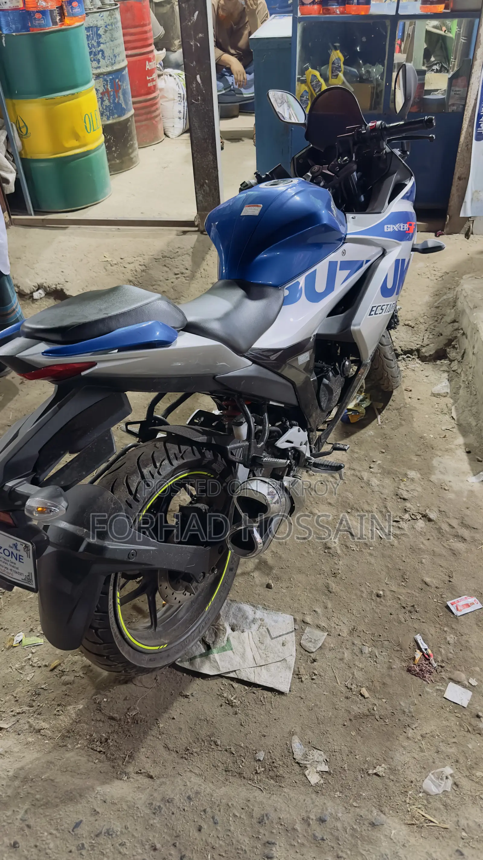 New Suzuki Gixxer SF 2024 Silver