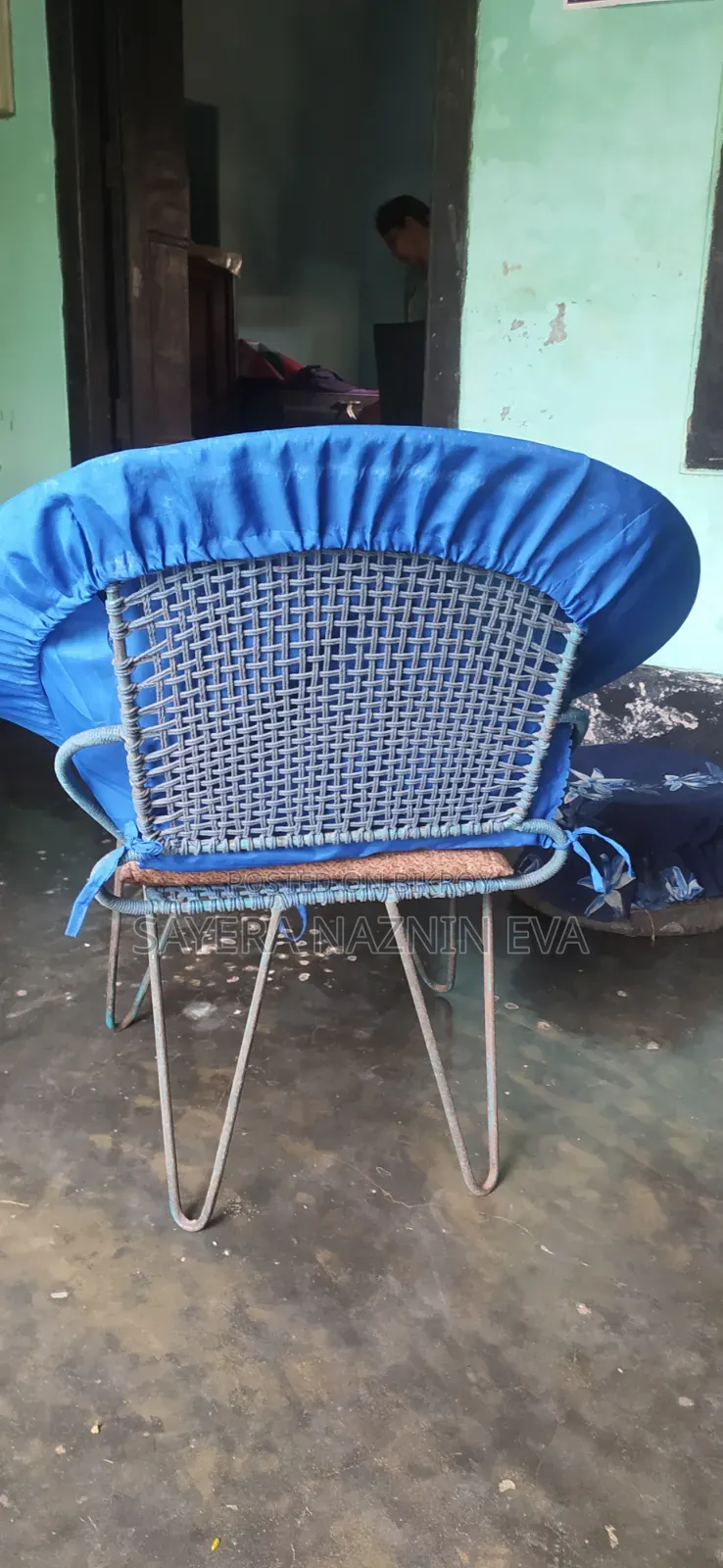 4 Metal Chairs and 1 Metal Table