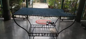 4 Metal Chairs and 1 Metal Table