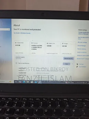 Laptop Lenovo ThinkPad X260 8GB Intel Core I7 SSD 256GB