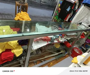 4-Tier Glass Table 8 Feet Long