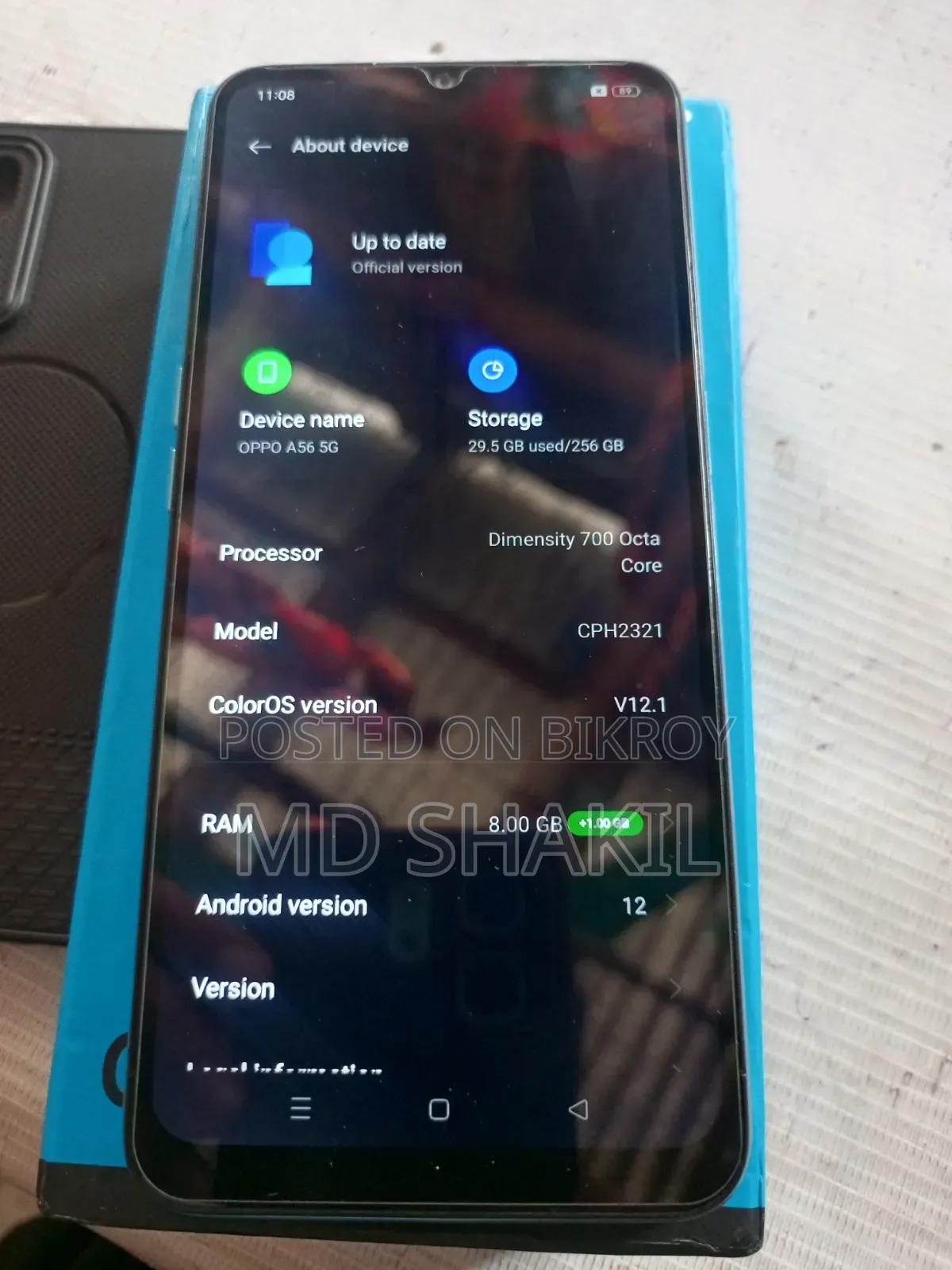 Oppo A56 5G 256 GB Blue