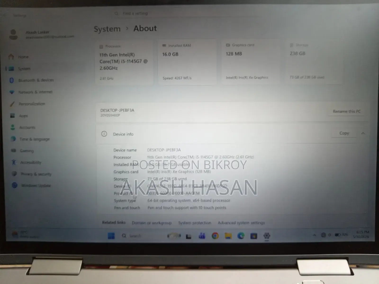 New Laptop Lenovo ThinkPad X1 Yoga 16GB Intel Core I5 SSD 256GB