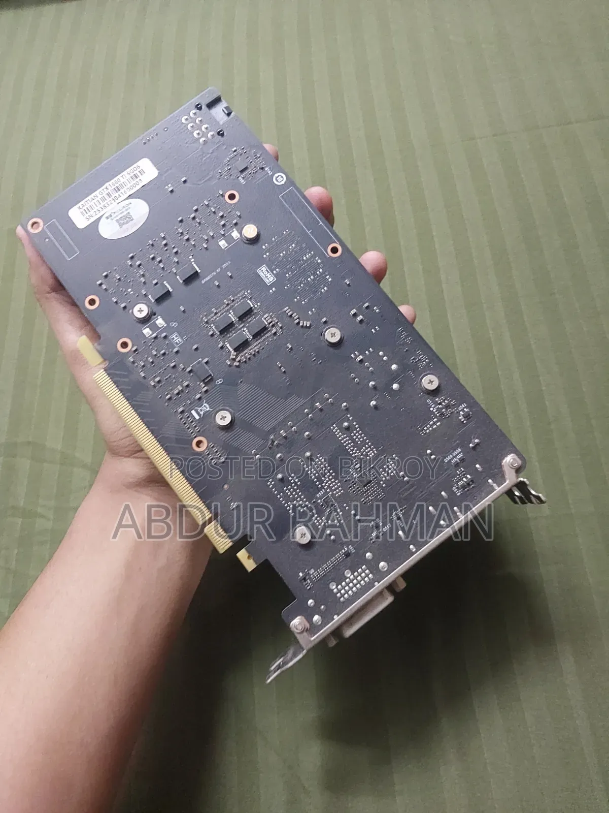 Graphics Card GTX 1650
