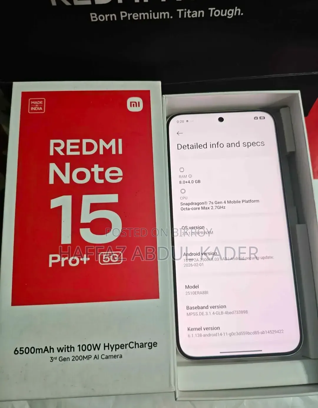 Xiaomi Redmi Note 15 Pro+ 256 GB