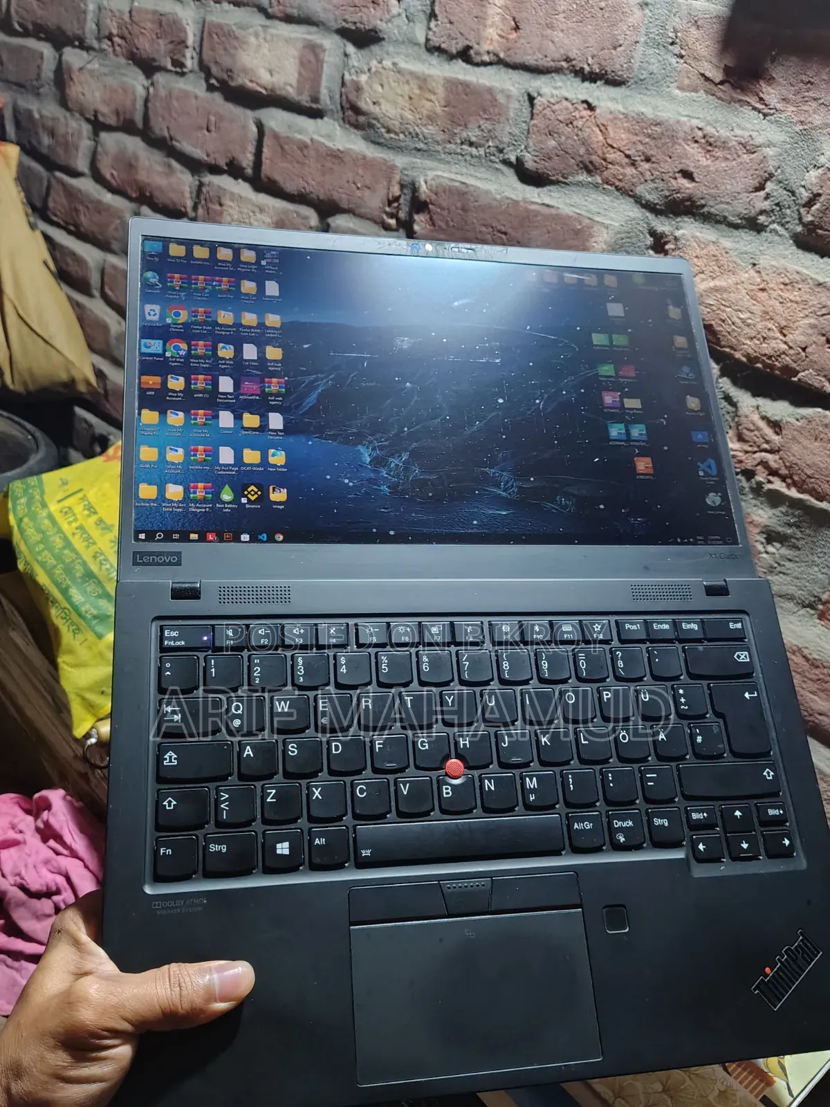 Laptop Lenovo ThinkPad X1 Carbon 16GB Intel Core I7 SSD 256GB