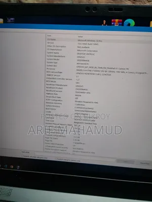 Laptop Lenovo ThinkPad X1 Carbon 16GB Intel Core I7 SSD 256GB