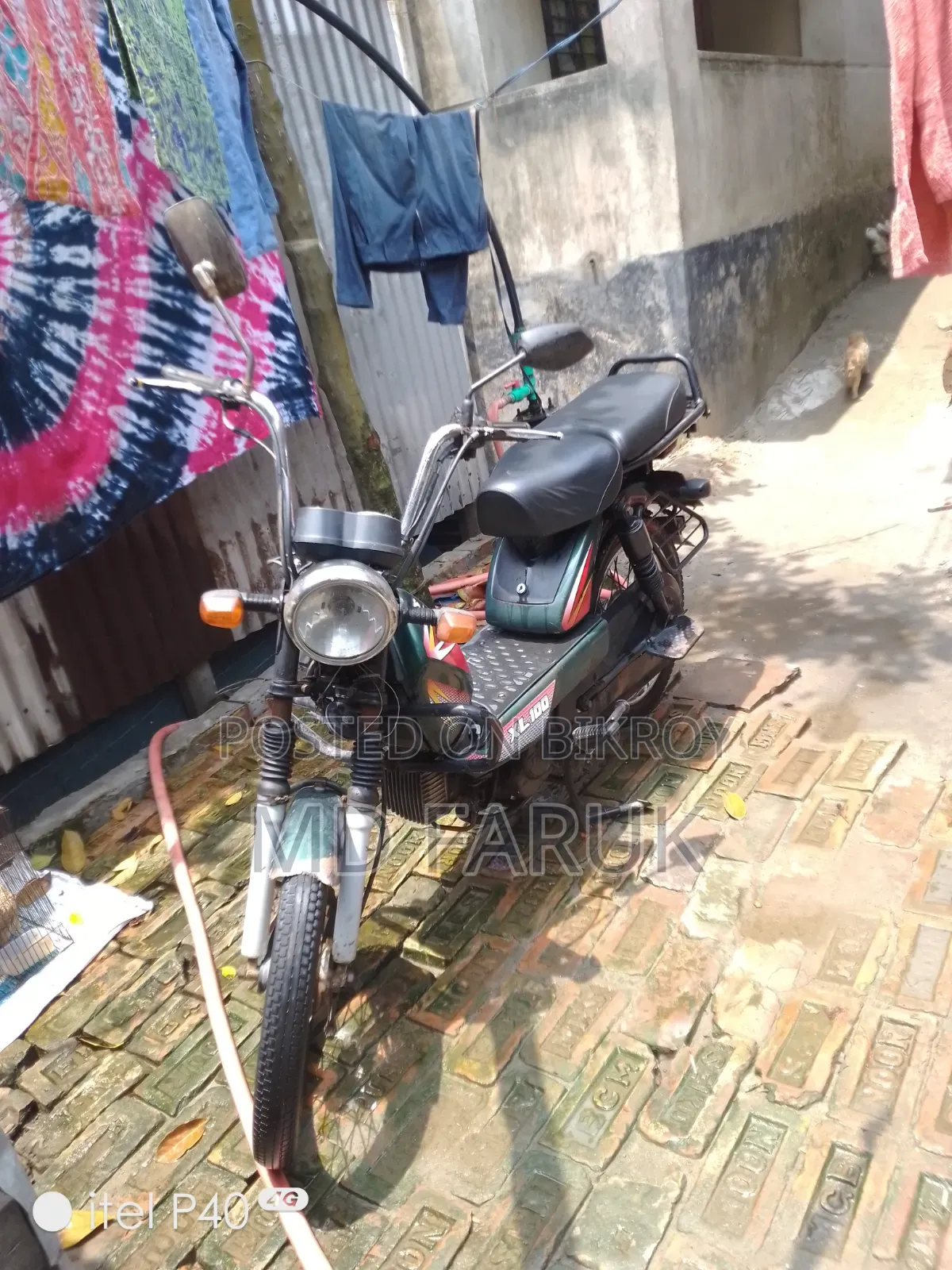 TVS XL 100 2017 Green