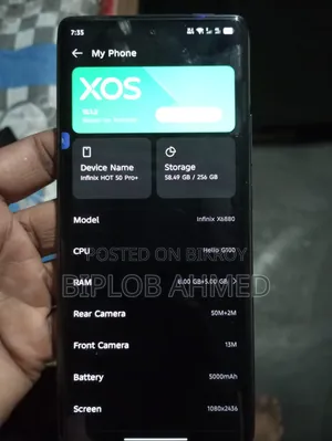 Infinix Note 50 Pro 256 GB Black