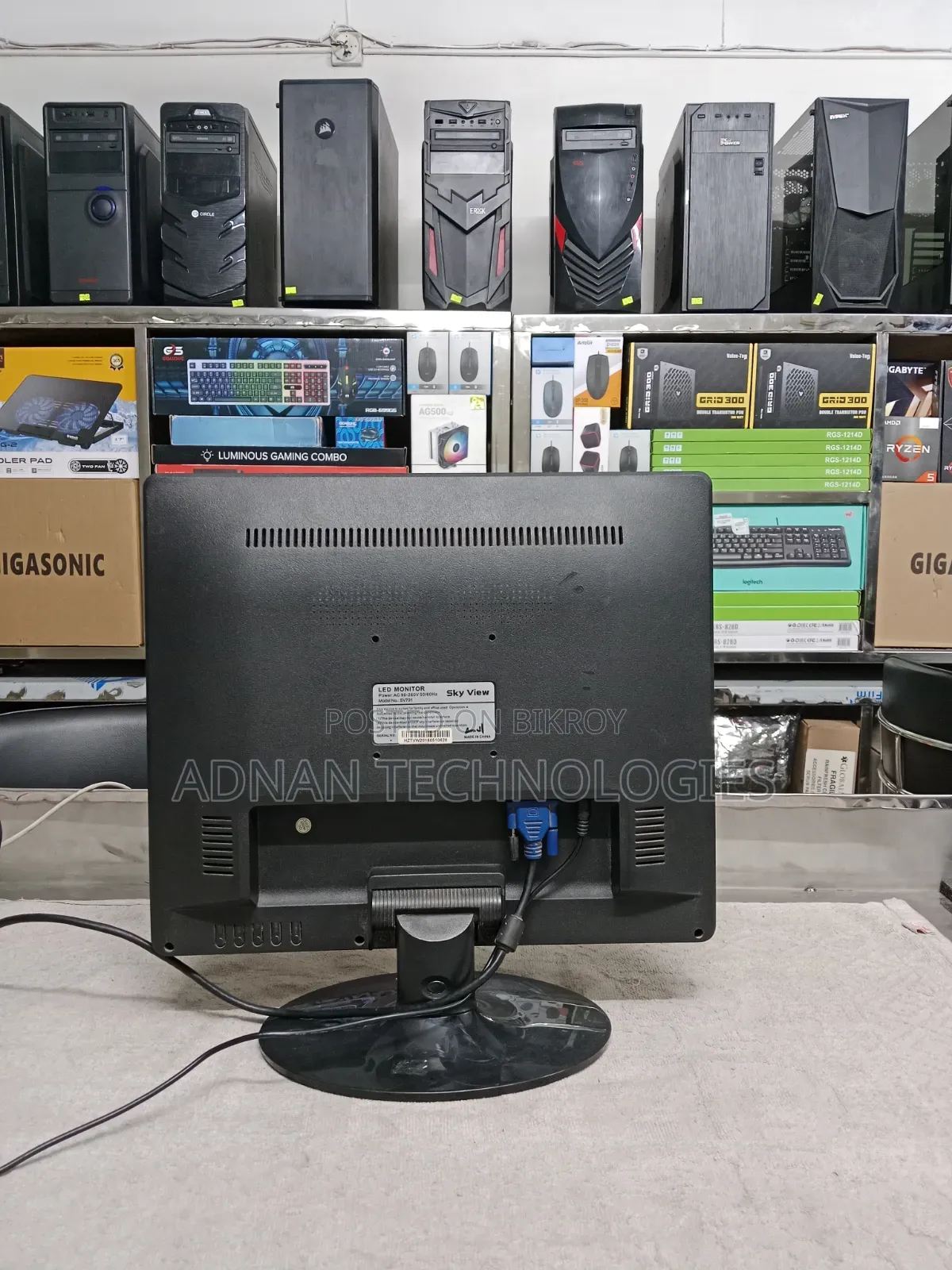 Sky View 17′′ Square HD LED Monitor | Budget-Friendly & Reliable