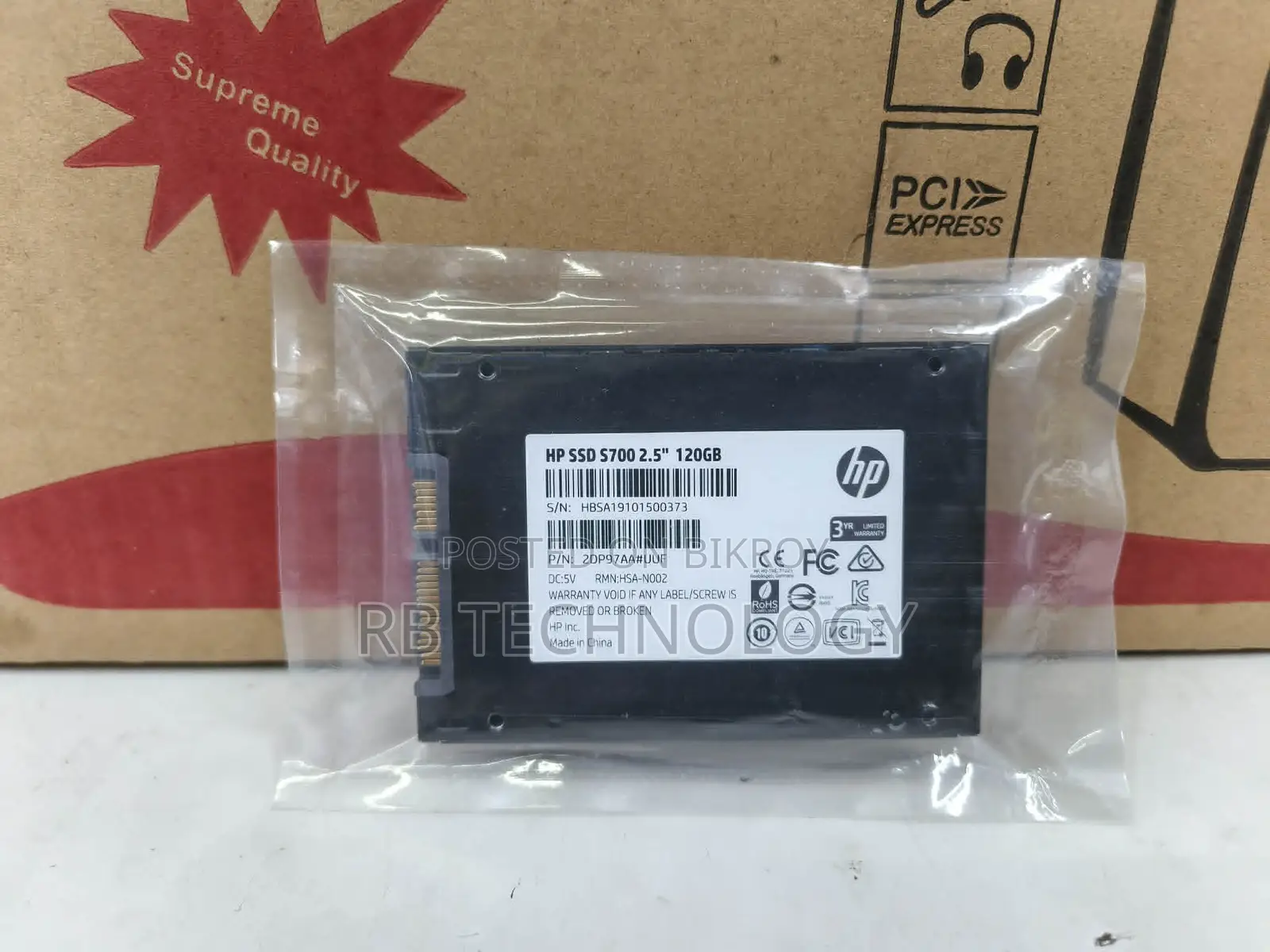 Hp 120gb Sata SSD Warranty 1 Year