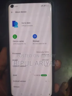 Oppo Reno4 (CPH2113) 128 GB Black