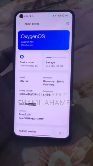 OnePlus Nord 2 128 GB Blue