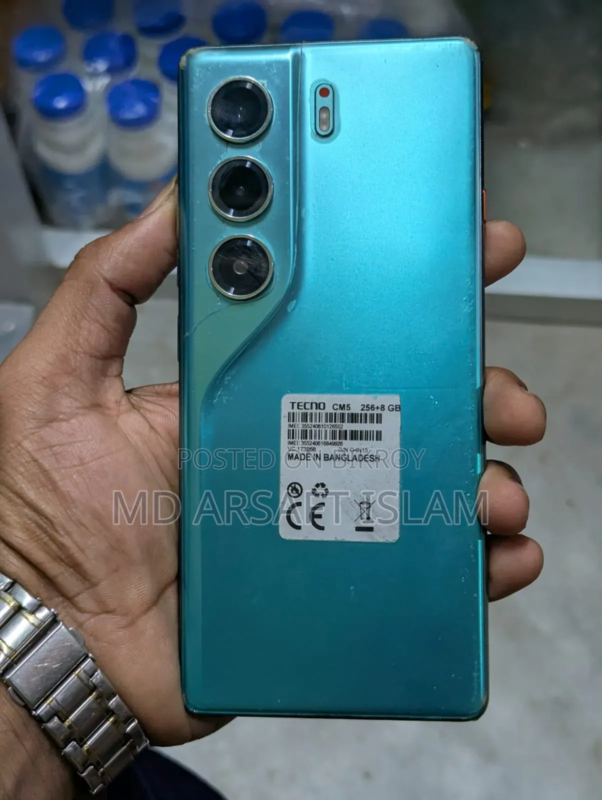 New Tecno Camon 40 256 GB Green